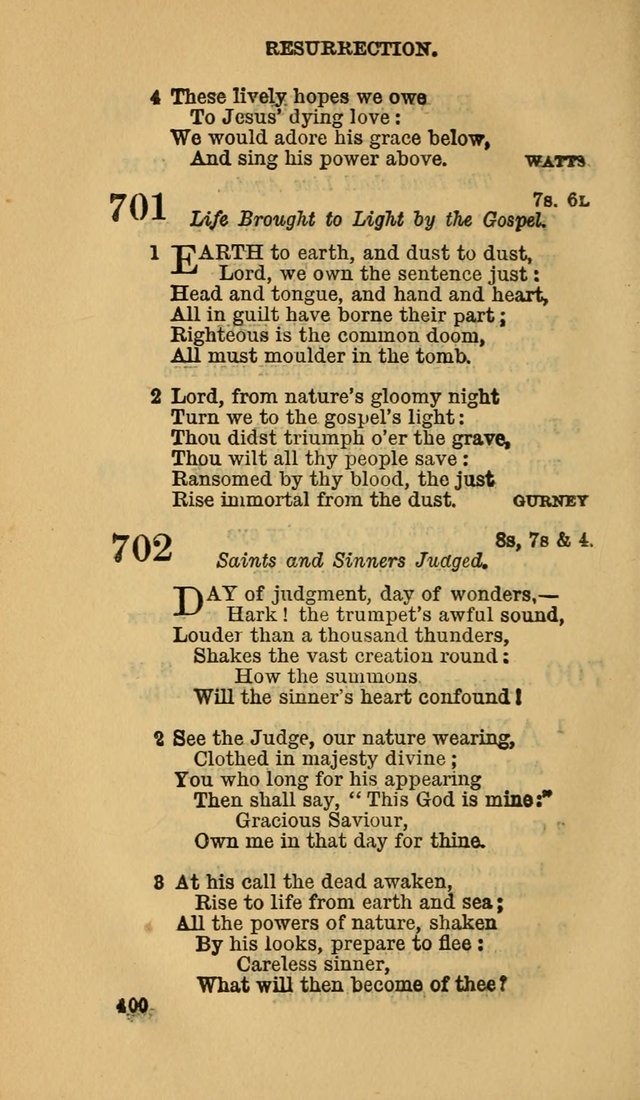 The Canadian Baptist Hymn Book page 400