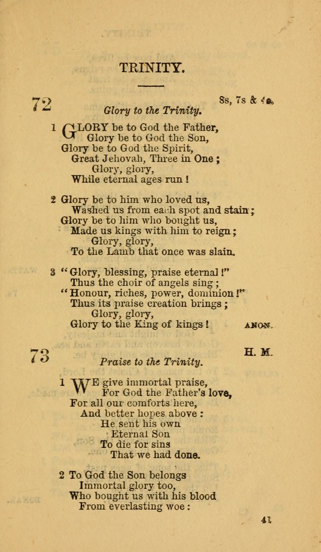 The Canadian Baptist Hymn Book page 41
