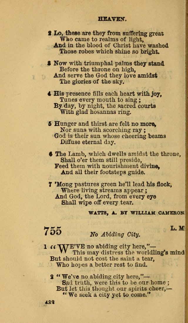 The Canadian Baptist Hymn Book page 432