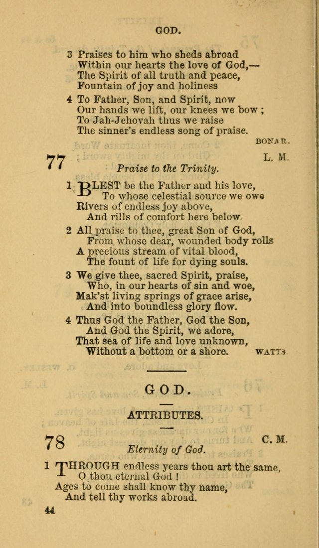 The Canadian Baptist Hymn Book page 44