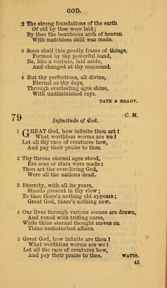 The Canadian Baptist Hymn Book page 45