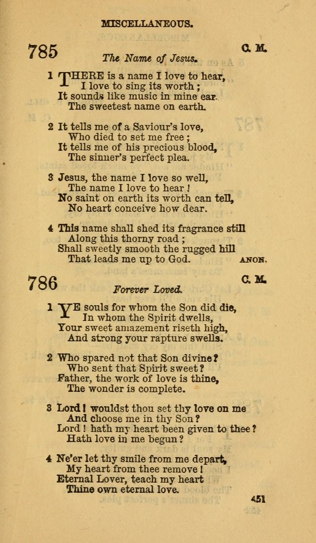 The Canadian Baptist Hymn Book page 451