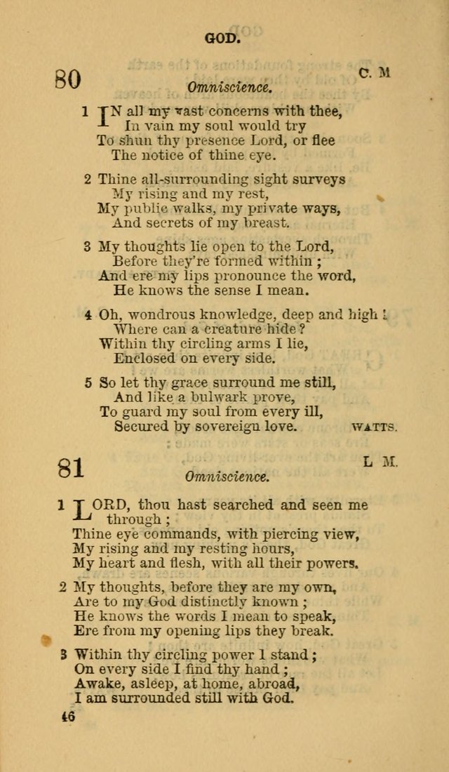 The Canadian Baptist Hymn Book page 46