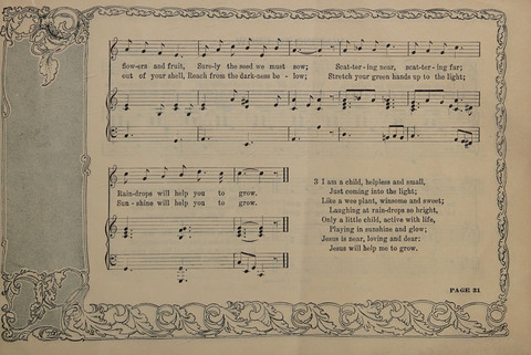 Carols: a Book of Songs and Services for the Beginners and Primary Grades of the Sunday School page 31