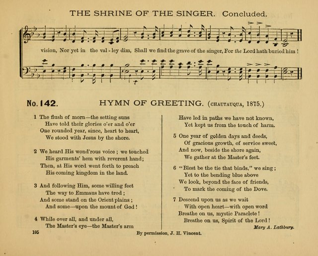 Chautauqua Carols: a collection of favorite songs suitable for all Sunday School services page 110