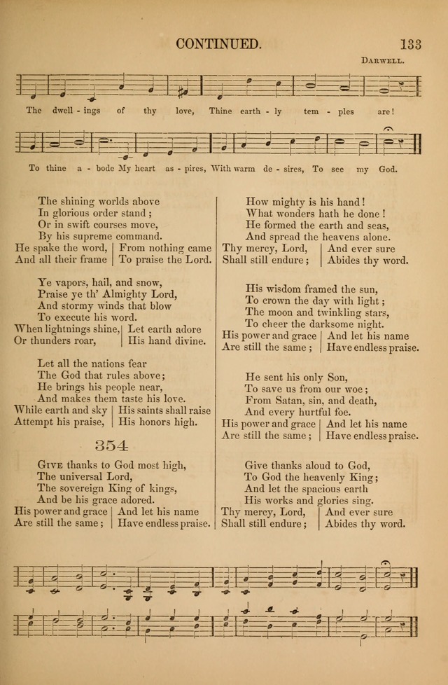 Church Choral-Book: containing tunes and hymns for congregational singing, and adapted to choirs and social worship page 133