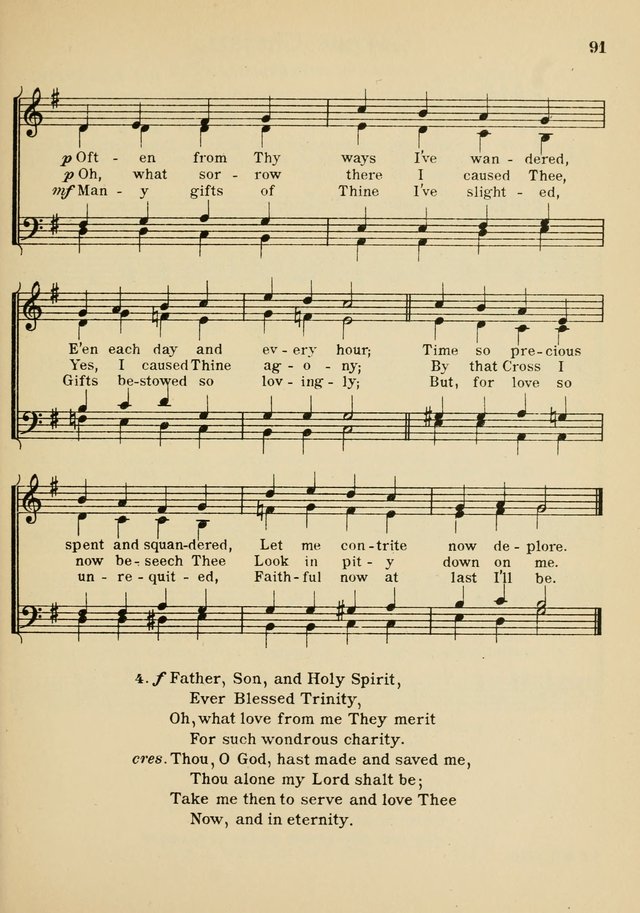 Catholic Church Hymnal with Music page 116