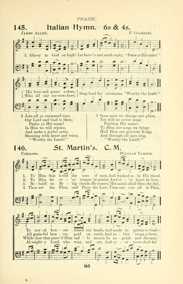 The Christian Church Hymnal page 166
