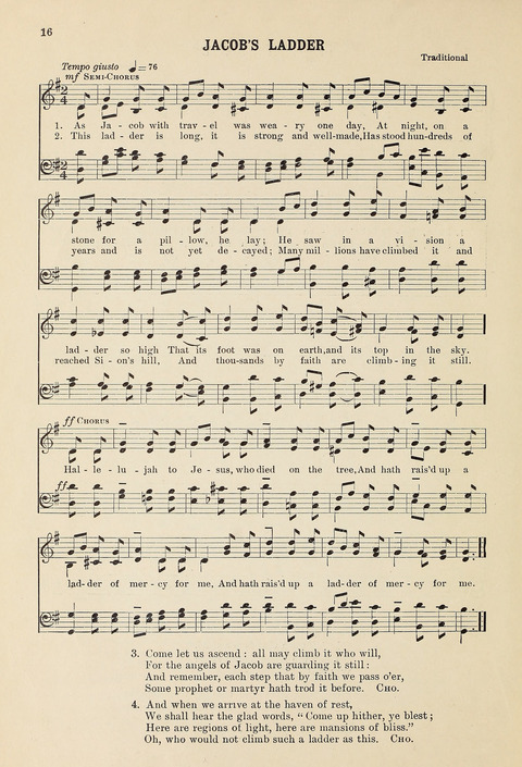 Christmas Carols and Hymns: for school and choir page 16
