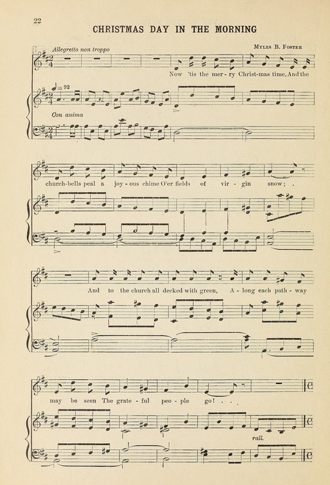Christmas Carols and Hymns: for school and choir page 22