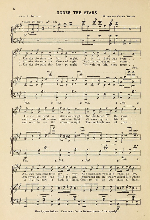 Christmas Carols and Hymns: for school and choir page 6