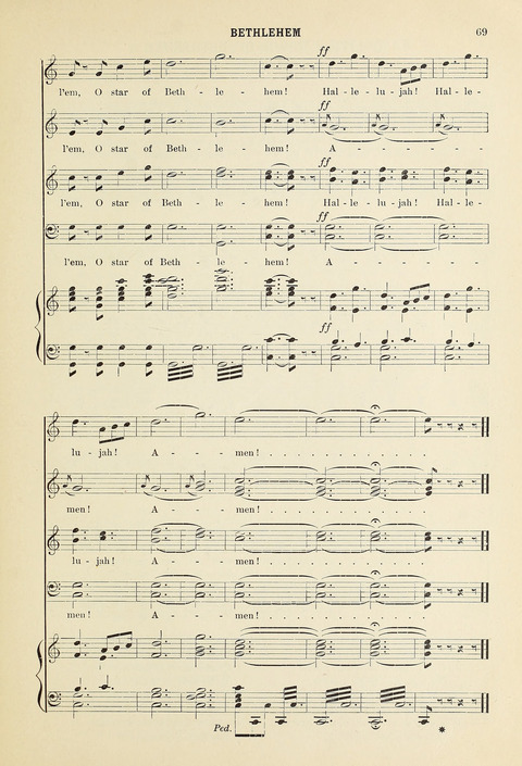 Christmas Carols and Hymns: for school and choir page 69