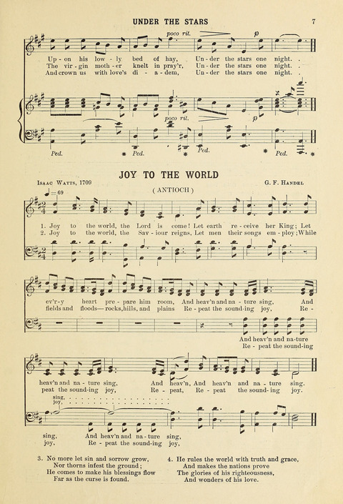 Christmas Carols and Hymns: for school and choir page 7