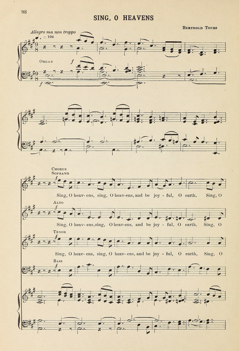 Christmas Carols and Hymns: for school and choir page 98