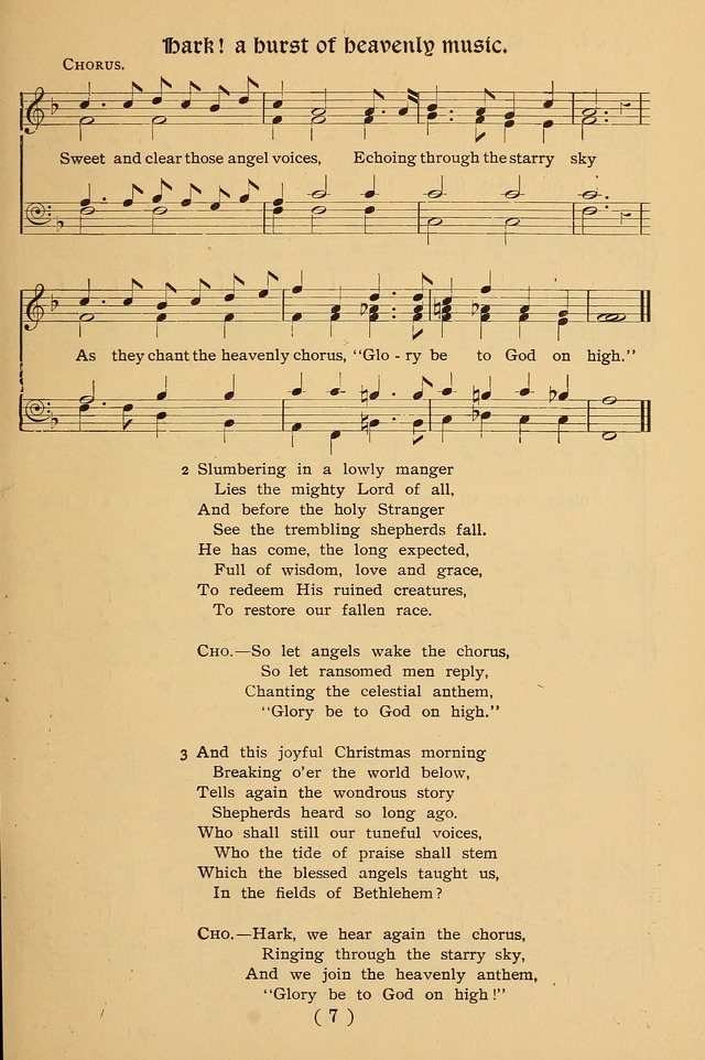 Christmas Carols and Hymns for Children: set to music by the Rev. J. S. B. Hodges, S.T.D. page 8