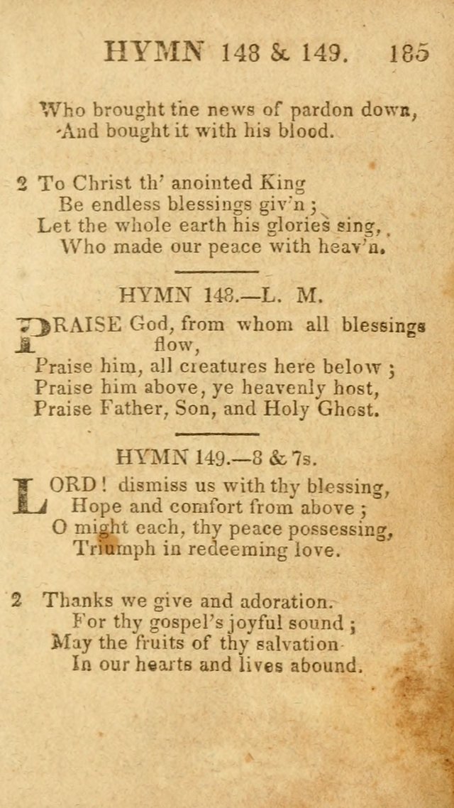A Choice Collection of Hymns, and Spiritual Songs, designed for the devotions of Israel, in prayer, conference, and camp-meetings...(2nd ed.) page 196