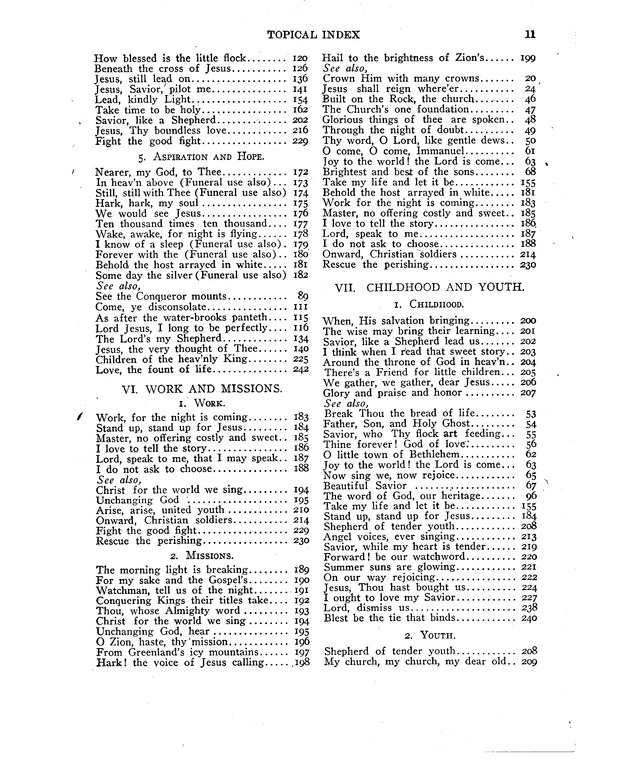 Concordia: a collection of hymns and spiritual songs page 11