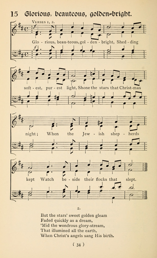 Christmas Carols New and Old: Series 1 and 2 and 3 page 33