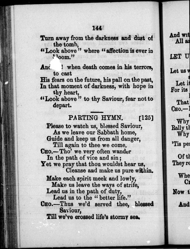 A Companion to the Canadian Sunday School Harp: being a selection of hymns set to music, for Sunday schools and the social circle page 145