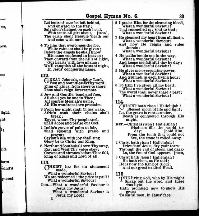 Christian Endeavor Edition of Gospel Hymns No. 6: Canadian ed. (words only) page 32