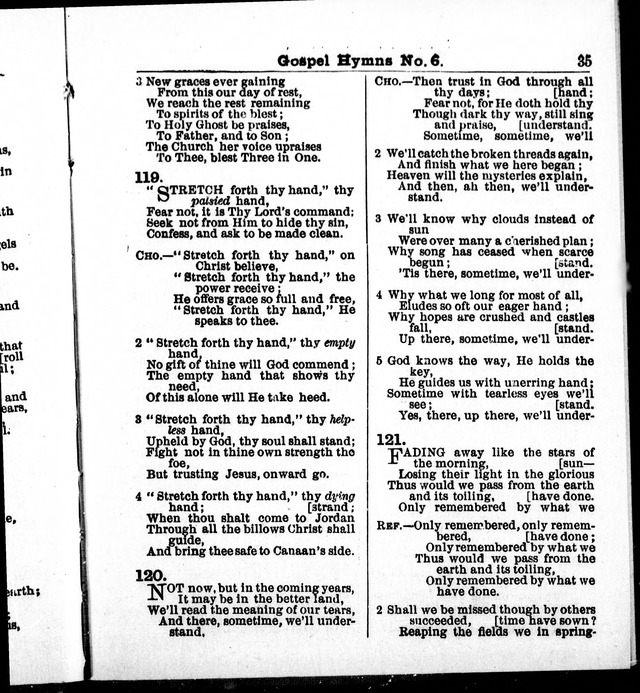 Christian Endeavor Edition of Gospel Hymns No. 6: Canadian ed. (words only) page 34