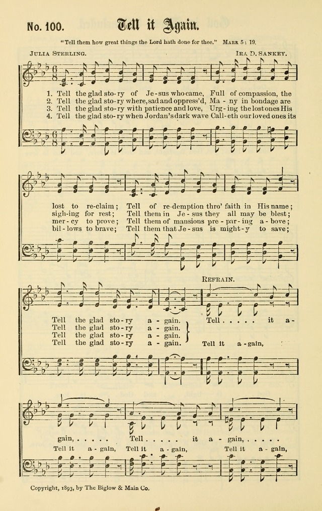 Christian Endeavor Edition of Sacred Songs No. 1 page 109