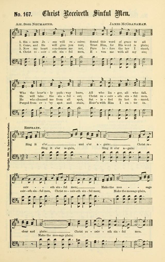 Christian Endeavor Edition of Sacred Songs No. 1 page 168