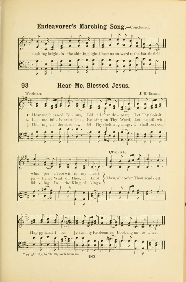 Christian Endeavor Hymns page 100