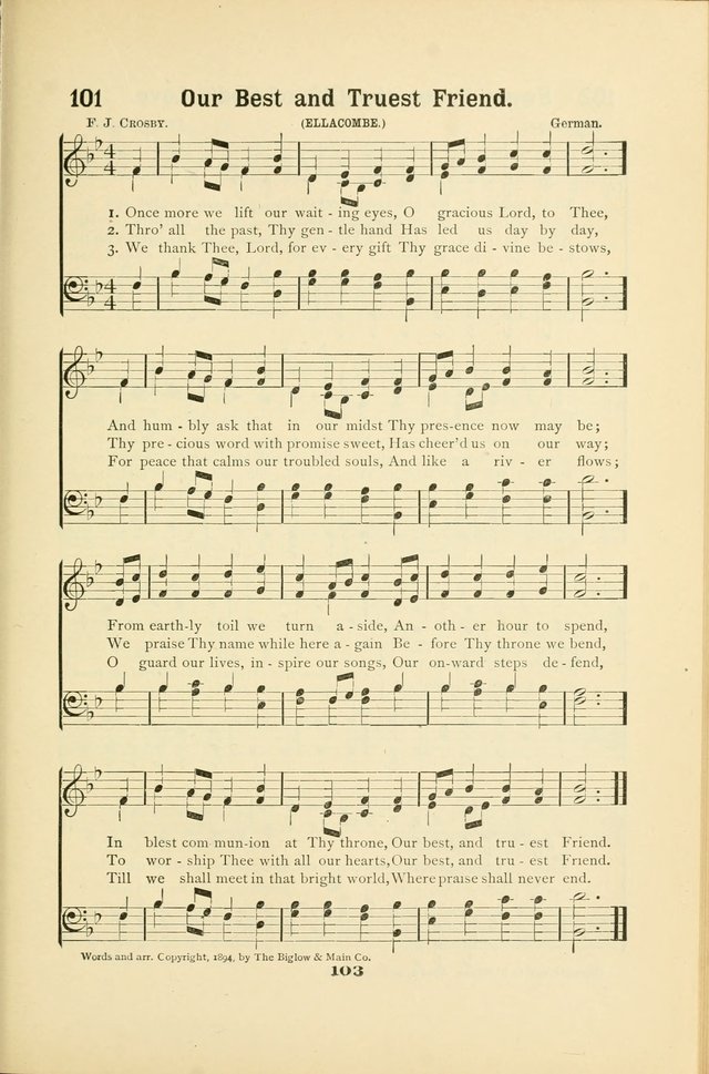Christian Endeavor Hymns page 108