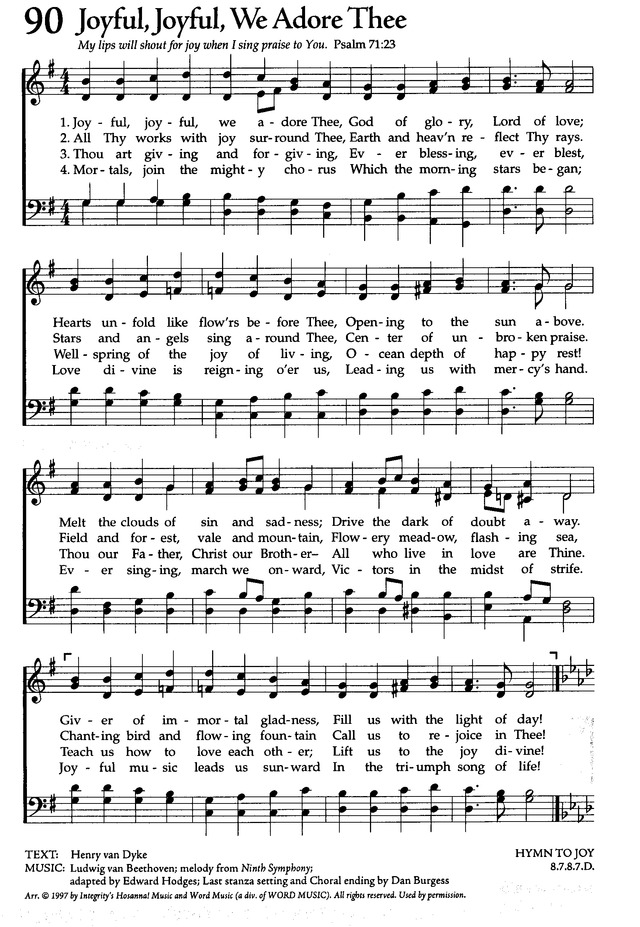 The Celebration Hymnal: songs and hymns for worship page 104