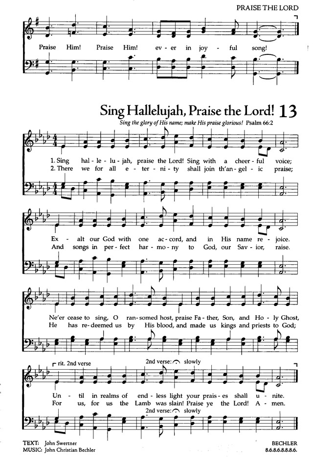The Celebration Hymnal: songs and hymns for worship page 21