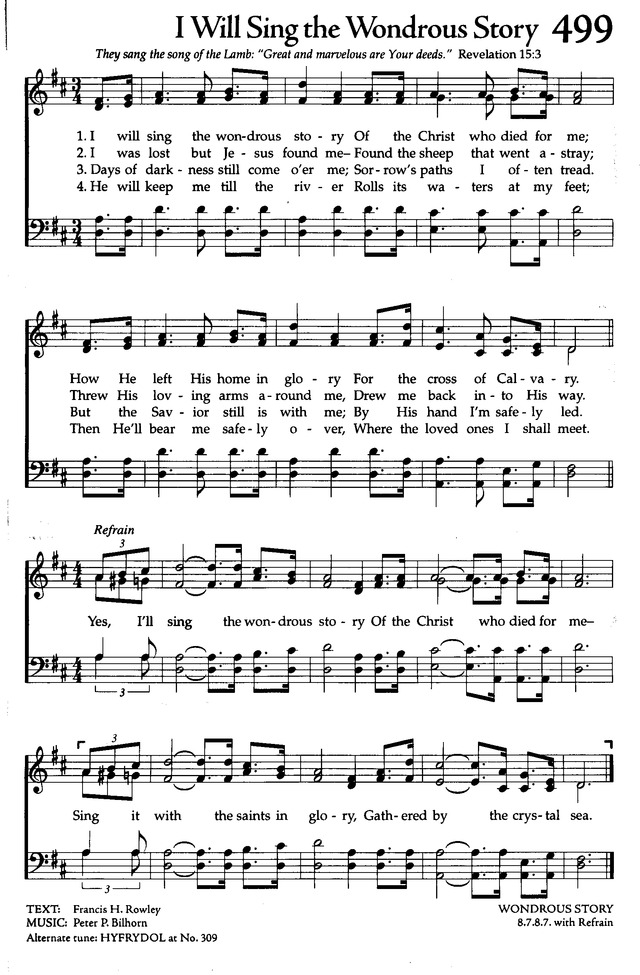 The Celebration Hymnal: songs and hymns for worship page 485