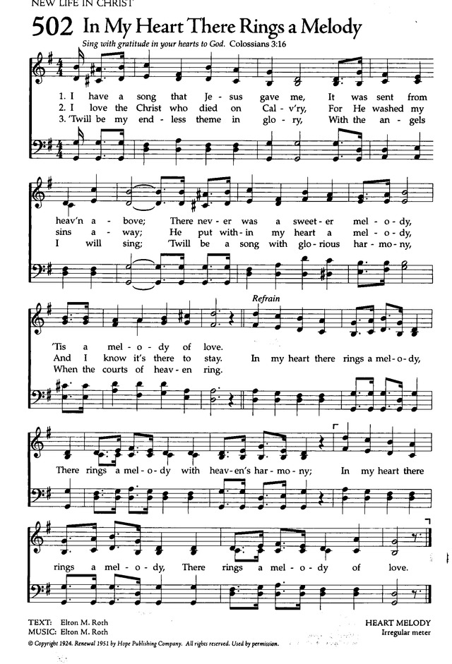 The Celebration Hymnal: songs and hymns for worship page 488