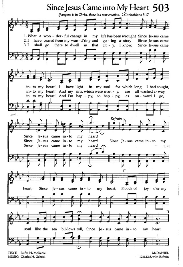 The Celebration Hymnal: songs and hymns for worship page 489