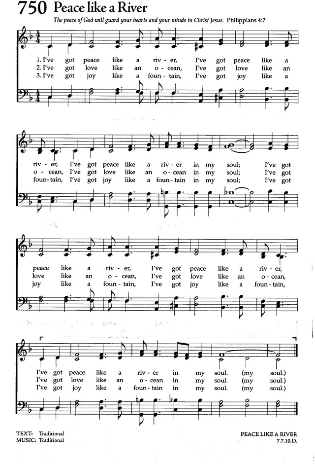 The Celebration Hymnal: songs and hymns for worship page 716