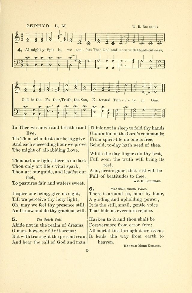 A Collection of Familiar and Original Hymns with New Meanings. 2nd ed. page 5