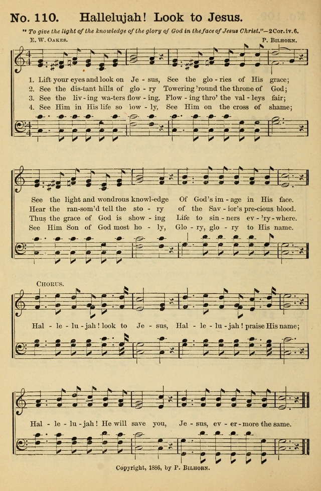 Crowning Glory No. 1: a choice collection of gospel hymns page 110