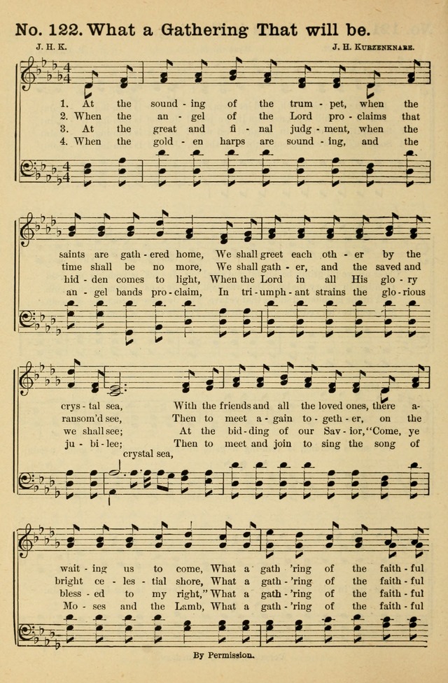 Crowning Glory No. 1: a choice collection of gospel hymns page 122