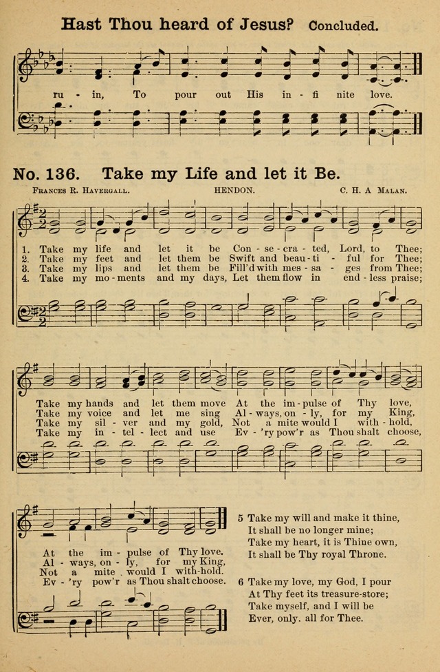 Crowning Glory No. 1: a choice collection of gospel hymns page 137