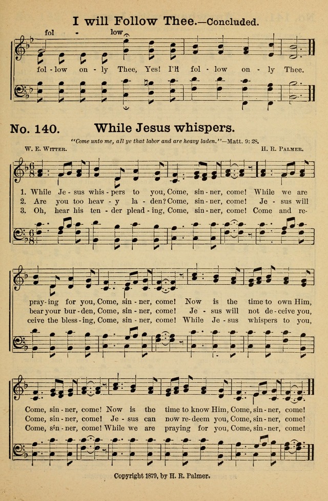 Crowning Glory No. 1: a choice collection of gospel hymns page 141
