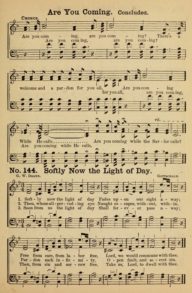 Crowning Glory No. 1: a choice collection of gospel hymns page 145