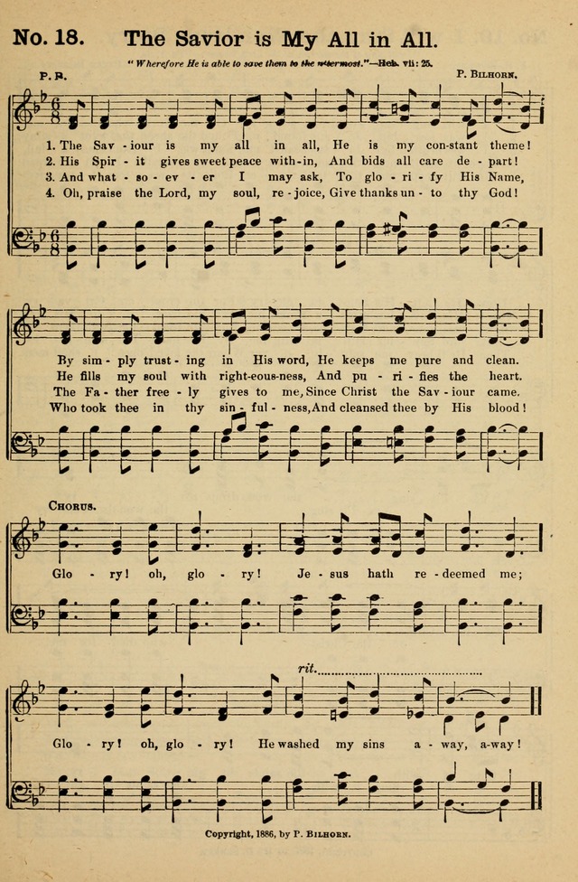 Crowning Glory No. 1: a choice collection of gospel hymns page 17