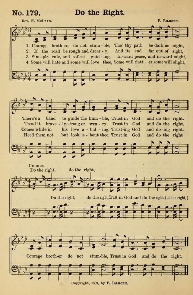 Crowning Glory No. 1: a choice collection of gospel hymns page 182