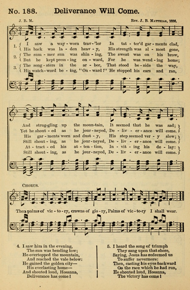 Crowning Glory No. 1: a choice collection of gospel hymns page 192