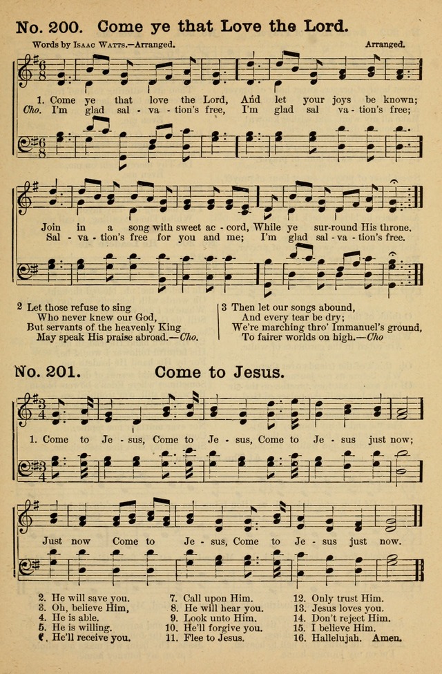 Crowning Glory No. 1: a choice collection of gospel hymns page 199