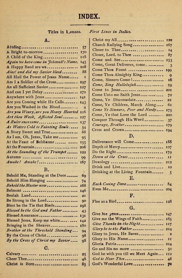 Crowning Glory No. 1: a choice collection of gospel hymns page 203