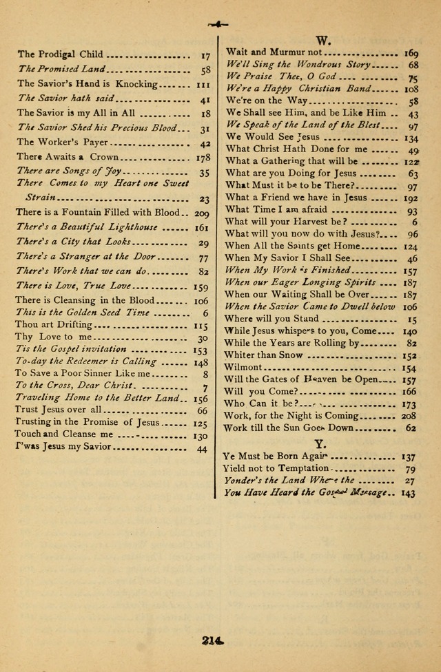 Crowning Glory No. 1: a choice collection of gospel hymns page 206