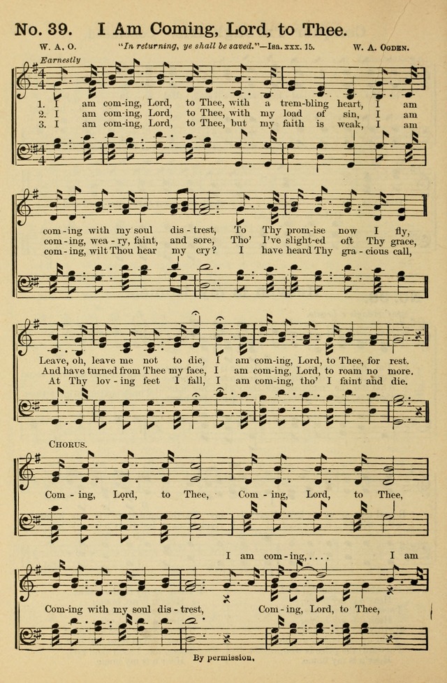 Crowning Glory No. 1: a choice collection of gospel hymns page 38