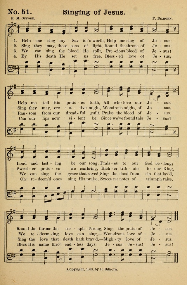 Crowning Glory No. 1: a choice collection of gospel hymns page 51