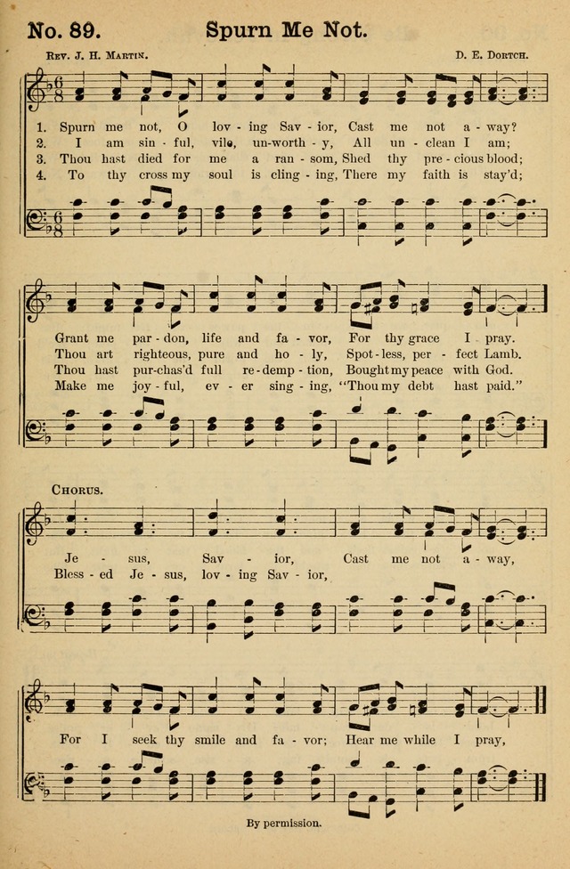 Crowning Glory No. 1: a choice collection of gospel hymns page 89